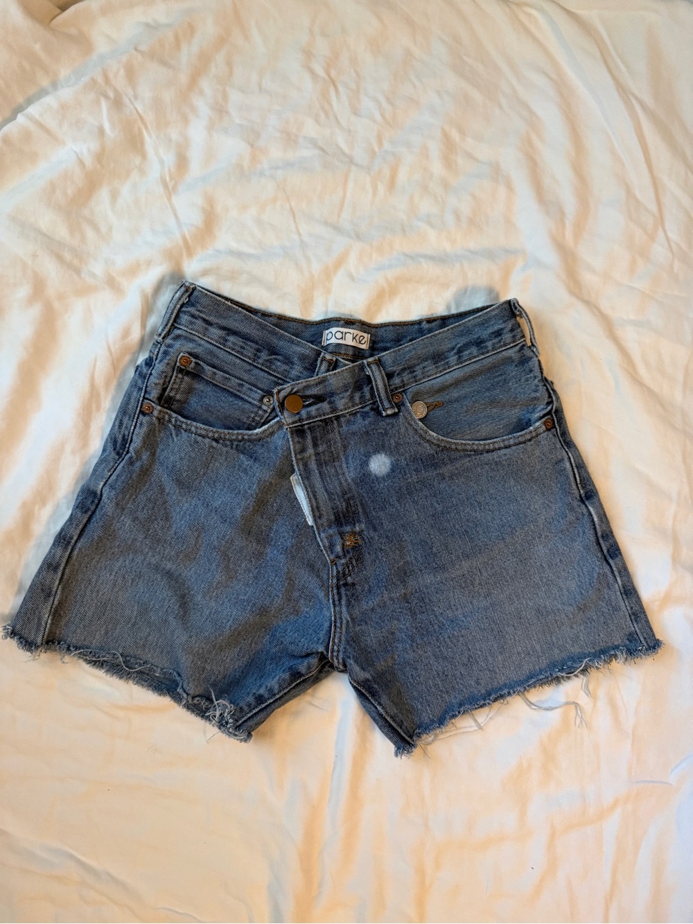 Parke Denim Shorts - Blue